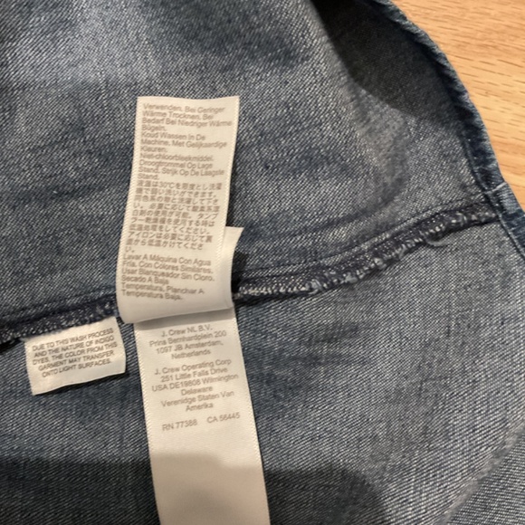 J Crew Factory Denim Button Down Shirt Size XS - Picture 6 of 7